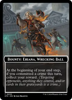 MTG Outlaws of Thunder Junction Commander Bounty Card Set | Mini-Game | NM - Image 3