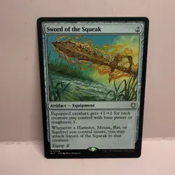 Sword Of The Squeak - N/M - Bloomburrow BLC Magic The Gathering MTG - Image 1