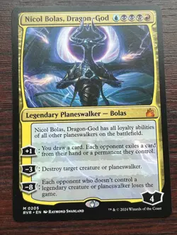 1x NICOL BOLAS, DRAGON-GOD - Ravnica - MTG - Magic the Gathering - Image 1