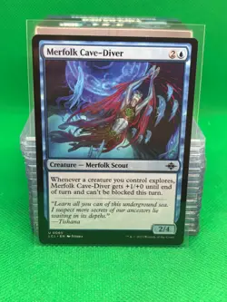 MTG - MERFOLK CAVE-DIVER - Lost Caverns of Ixalan (U) - Image 1