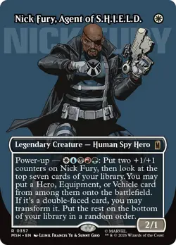 Nick Fury, Agent of S.H.I.E.L.D. (Borderless) (0357) [Marvel Super Heroes] Foil - Image 1