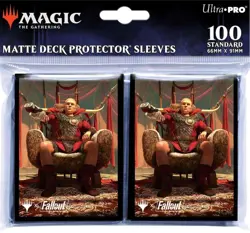 🃏 Ultra Pro Fallout Caesar Legion's Emperor Magic Gathering MTG Sleeves - Image 1