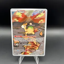 Pokemon TCG Ascended Heros Numel 223/217 Illustration Rare Holo EN 80 HP - Image 1