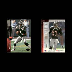 Deion Sanders Lot 8 Football Cards 1999 Upper Deck Century Legends Cowboys Set - Image 4
