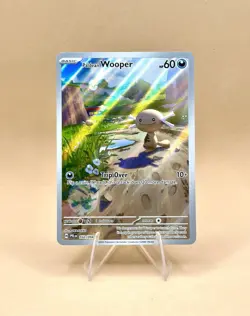 Paldean Wooper 102/094 Illustration Rare Phantasmal Flames NM Pokemon Card - Image 1