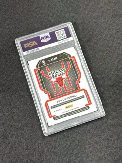2021-22 Prizm AYO DOSUNMU Rookie Signatures Silver Prizm RC AUTO PSA 10 - POP 5 - Image 4