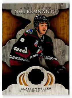 2021-22 Upper Deck Artifacts NHL Remnants Clayton Keller Jersey Arizona Coyotes - Image 1