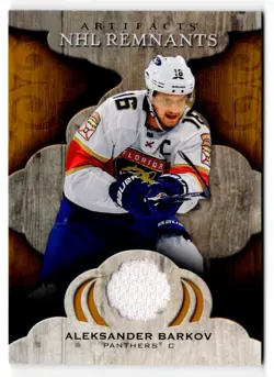 2021-22 Upper Deck Artifacts NHL Remnants Aleksander Barkov Jersey Florida - Image 1