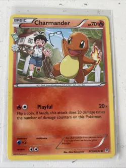 Pokemon TCG Charmander RC3/RC32 2016 Generations Radiant Collection - Image 1