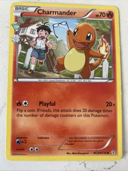 Pokemon TCG Charmander RC3/RC32 2016 Generations Radiant Collection - Image 3