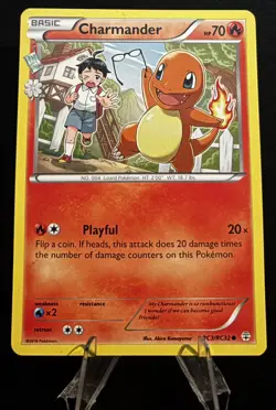 Pokemon TCG XY Generations Radiant Collection Charmander Card RC3/RC32 2016 LP - Image 1