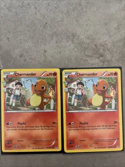 Pokemon TCG Charmander Radiant Collection RC3/RC32 Generations x2 NM - Image 1