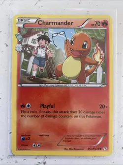Pokemon TCG XY Generations Radiant Collection Charmander Card RC3/RC32 2016 - Image 1
