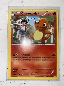 Pokemon TCG XY Generations Radiant Collection Charmander Card RC3/RC32 2016 - Image 2