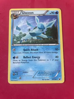 Glaceon Pokemon B&W Dark Explorers 30/108 - Image 1