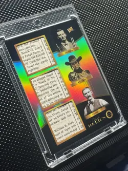 2025 Pieces Of The Past Triple Relics Jesse James Belle Starr Frank James - Image 2