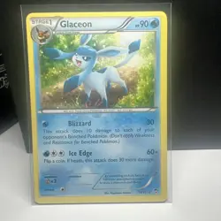 Pokemon TCG XY - Furious Fists #19/111 Glaceon LP - Image 1