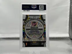 WNBA Prizm 2025 Caitlin Clark Kaleidoscopic Red Prizm #4 PSA 10 /99 POP 2 - Image 2