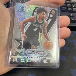 2025 Topps Bowman Chrome Dylan Harper San Antonio Spurs Mega Rookies RC MR-2 - Image 2