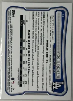 Shohei Ohtani 8 Card Lot Dodgers Bowman Chrome Mojo Refractor Titans Of The Game - Image 5