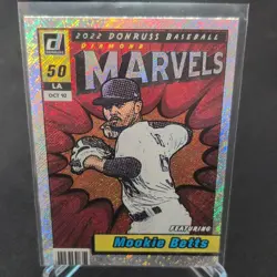 Panini Donruss 2022 Mookie Betts #M-3 Marvels Diamond Los Angeles Dodgers Card - Image 1