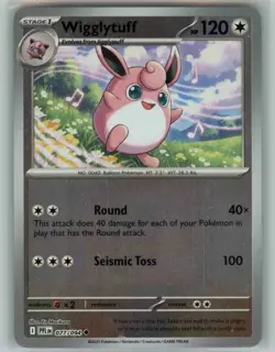Wigglytuff 077/094 Uncommon Phantasmal Flames Pokemon Reverse Holo - Image 1
