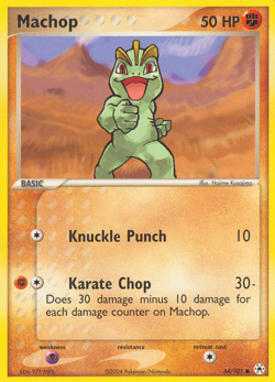 Machop 64 101 C Hidden Legends Pokemon MP - Image 4