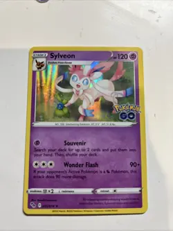 Sylveon 035/078 Holo Rare - SWSH: Pokemon GO - NM - Image 1