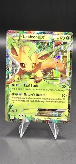 2016 Pokemon Leafeon EX 10/83 Ultra Rare Generations A2 - Image 1