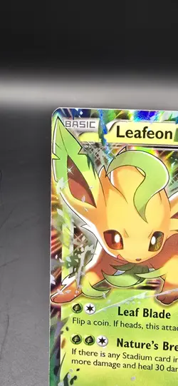 2016 Pokemon Leafeon EX 10/83 Ultra Rare Generations A2 - Image 2