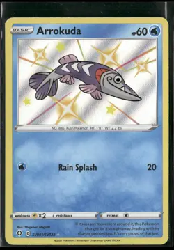 Arrokuda SV031/SV122 Shiny Rare Shining Fates Shiny Vault Pokemon Holo Near Mint - Image 1