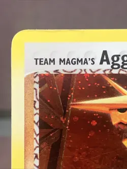 Pokemon TCG Team Magma's Aggron 7/95 Team Magma vs Team Aqua Holo VTG 2004 MP - Image 2