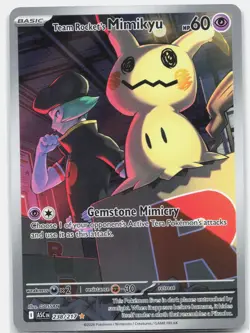 Team Rocket's Mimikyu 238/217 Illustration Rare Ascended Heroes Pokemon Holo NM - Image 1