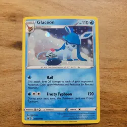 Glaceon SWSH192 Holo Promo Sword & Shield Promo Pokemon NM - Image 1