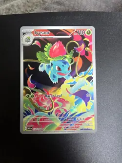 Pokemon Ivysaur #134/132 English Mega Evolution Illustration Rare NM - Image 1