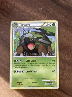 Pokemon TCG Torterra Theme Deck Exclusives 10/95 Exclusive Cracked Ice Holo LP - Image 1