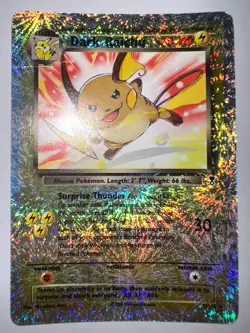 Dark Raichu Legendary Collection Reverse Holo Rare 7/110 Pokemon WOTC Vintage - Image 1