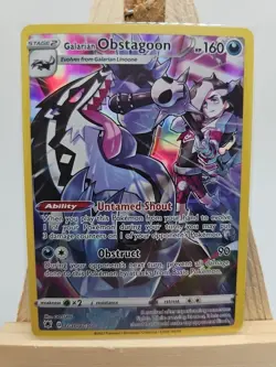 Pokemon Galarian Obstagoon Astrial Radiance TG10 Near Mint Condition - Image 1