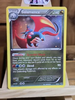 ⁠Pokemon Salamence Holo 8/20 Black & White Dragon Vault Rare Card - Image 2
