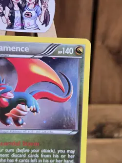 ⁠Pokemon Salamence Holo 8/20 Black & White Dragon Vault Rare Card - Image 4
