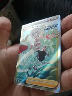 Korrinas Focus Pokemon Battle Styles 160/163 Ultra Rare Full Art Holo SWSH NM - Image 2