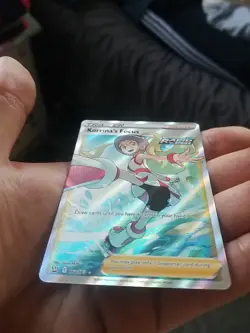 Korrinas Focus Pokemon Battle Styles 160/163 Ultra Rare Full Art Holo SWSH NM - Image 4
