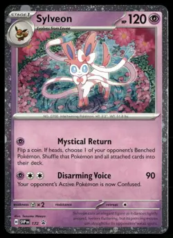Sylveon (Cosmos Holo) 172 Holo Promo Scarlet & Violet Promo Pokemon Near Mint - Image 1