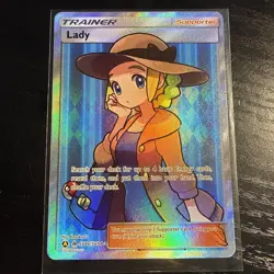 Pokemon Lady SV86/SV94 Hidden Fates Shiny Vault Full Art Trainer (Near Mint) - Image 1