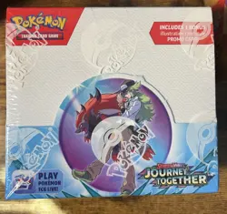 Pokemon TCG: Journey Together ENHANCED Factory Sealed Booster Box + Topper - Image 1