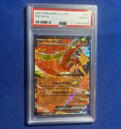 Pokemon 2023 CLC En HO-OH EX #007 PSA 8 - Image 1