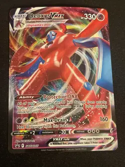 Pokemon TCG Deoxys VMAX SWSH Black Star Promos SWSH267 Holo Promo - Image 1