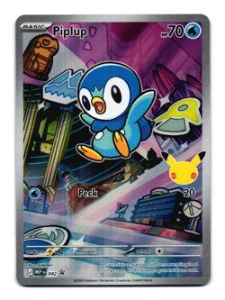 Pokemon TCG ME: Mega Evolution Promo #042 Piplup - Image 1