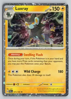 LUXRAY (COSMOS HOLO) 071/193 RARE POKEMON NM - Image 1