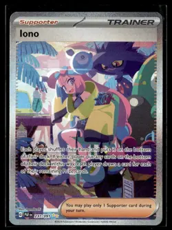 2024 Scarlet & Violet Series - Paldean Fates Iono Special Illustration Rare #237 - Image 1